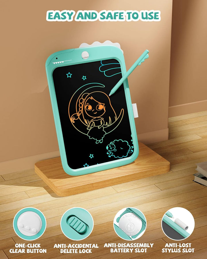 10-Zoll-LCD-Schreibblock, elektronisches digitales Schreiben und Farbbildschirm-Graffiti-Brett, Gesc