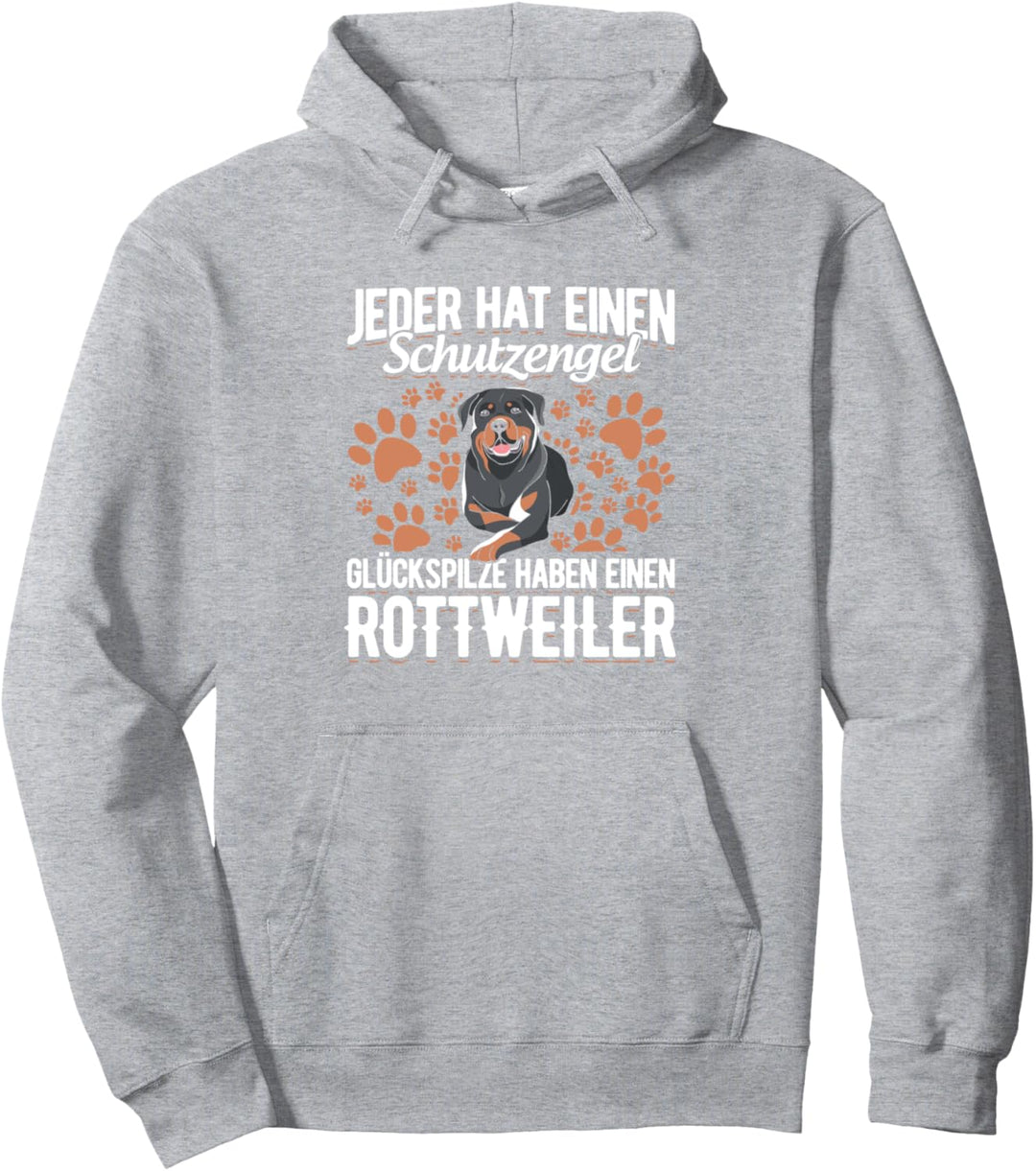 Jeder Hat Einen Schutzengel Glückspilze Haben Rottweiler Pullover Hoodie