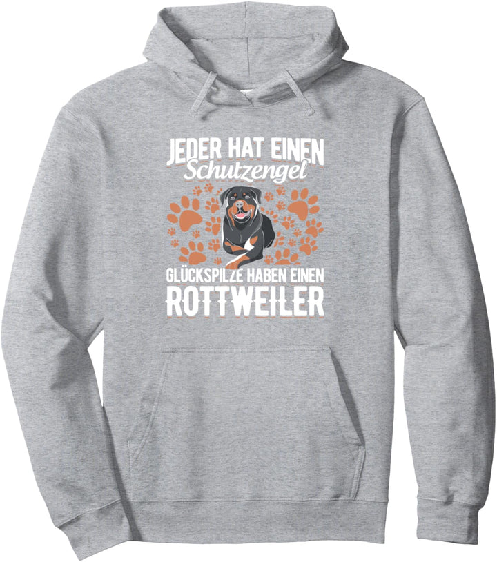 Jeder Hat Einen Schutzengel Glückspilze Haben Rottweiler Pullover Hoodie