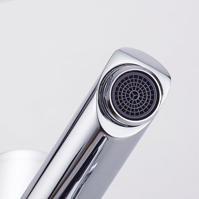 Auralum Infrarot Wasserhahn Bad mit Sensor Automatisch Badarmatur Berührungsloser Waschtischarmatur