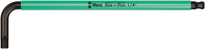 Wera 950 SPKL Winkelschlüssel Multicolour, zöllig, BlackLaser, 1/4 Zoll türkis, 05022636001 1/4" x 1