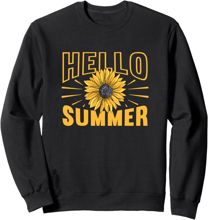 Hallo Sommer Urlaub Hello Summer Sweatshirt