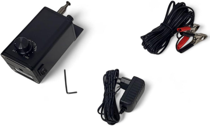 Mangal Drehspiessaufsatz aus Edelstahl mit 230 V Elektromotor Spiesse (mit 9 Spiesse), mit 9 Spie&#x