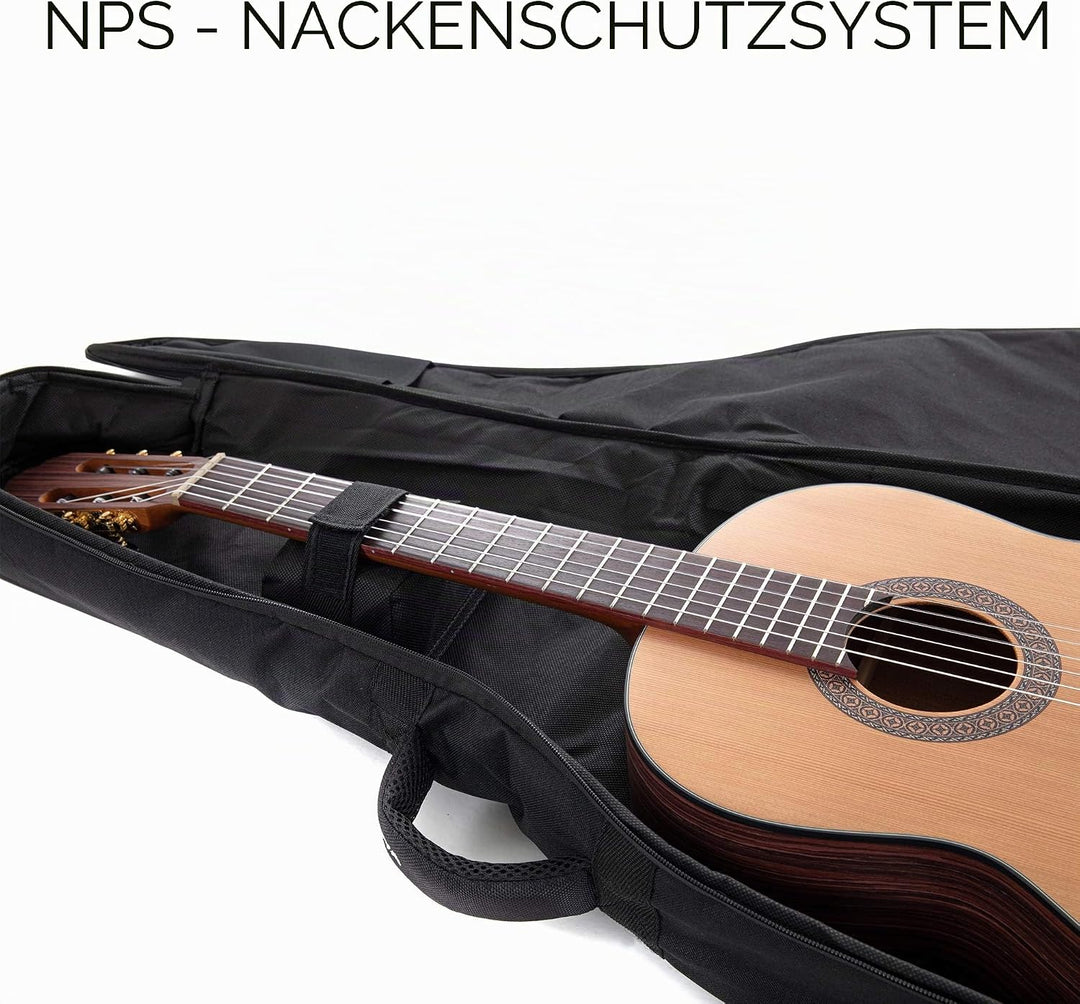 GEWA Gitarren Gig Bag Economy 12cm Polsterung für Konzertgitarre, E-Gitarre, Akustikgitarre, Western