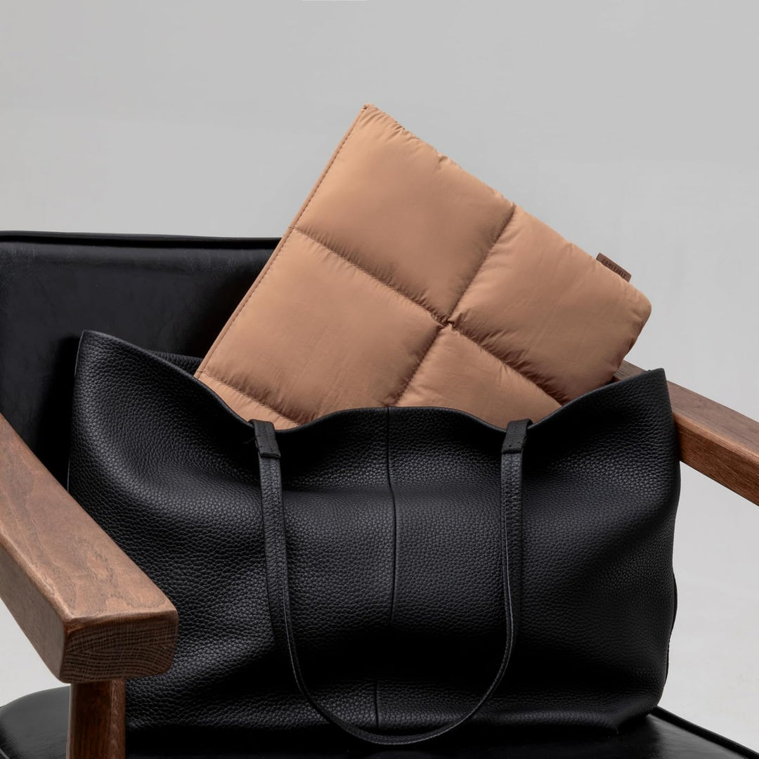 Comfyable Puffy Laptop Sleeve 13 Inch 14 Inch, Quilted Puffer Laptop Carrying Case, Pillow Bag Compa