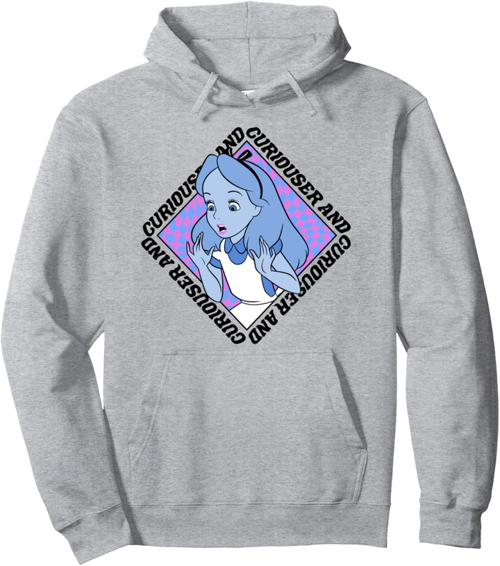 Disney Alice In Wonderland Curiouser And Curiouser Box Up Pullover Hoodie