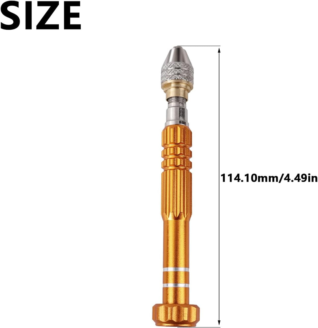 Präzision Handbohrer Pin Vise Werkzeuge für Giessharz Bohren, Modellbau, Bastelarbeiten, Resin Schmu