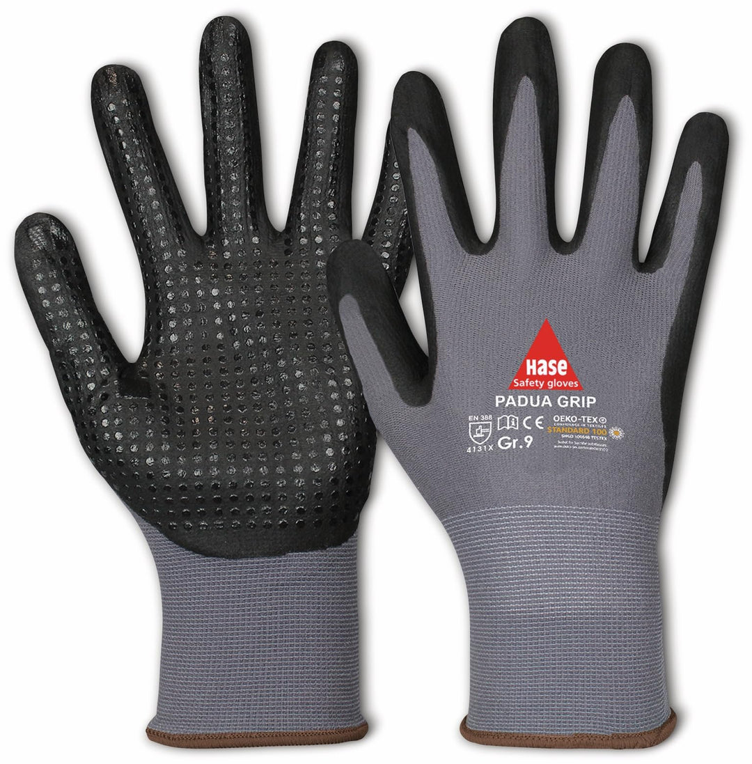 Hase Montagehandschuhe Padua Grip Grösse 11, Nylon 10 Stk