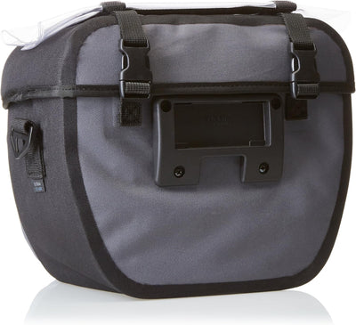 KLICKfix Farradtasche Ultima Lenkertasche, Grau, 17 x 26 x 24 cm