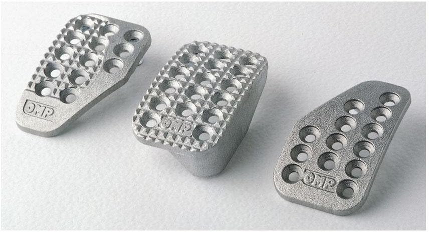Omp OMPOA/1000 3. September Sandgestrahltem Pedal Alu aluminium, aluminium