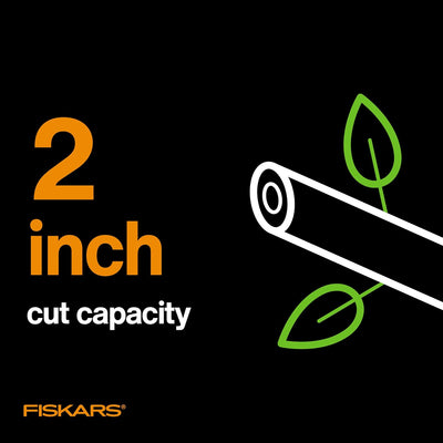 Fiskars 394801-1003 PowerGear2 Bypass Lopper, 32 Inch, Black/Orange, US import
