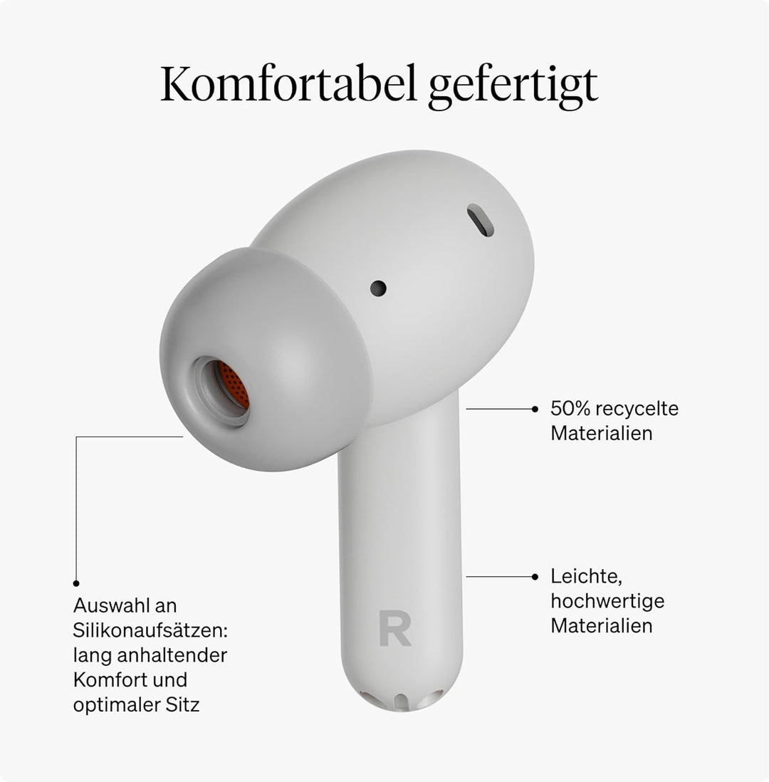 Cambridge Audio Melomania A100 - True Wireless In-Ear Kopfhörer, leicht, Adaptives ANC, aptX™ Lossle