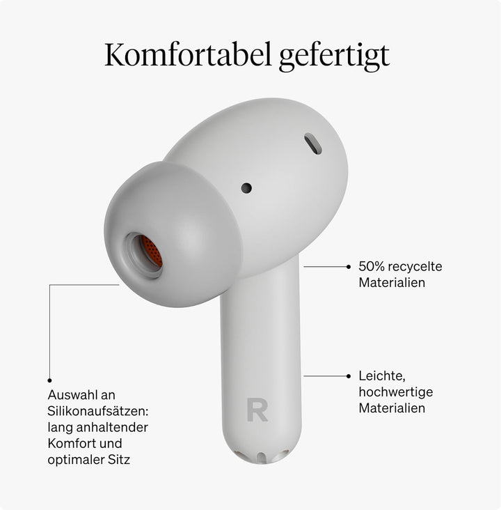 Cambridge Audio Melomania A100 - True Wireless In-Ear Kopfhörer, leicht, Adaptives ANC, aptX™ Lossle