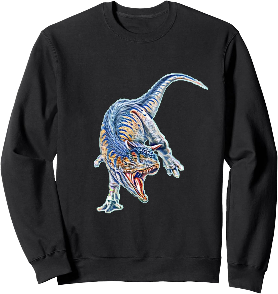 Carnotaurus Dinosaurier Motiv Saurier Urzeit Zähne Dino Sweatshirt