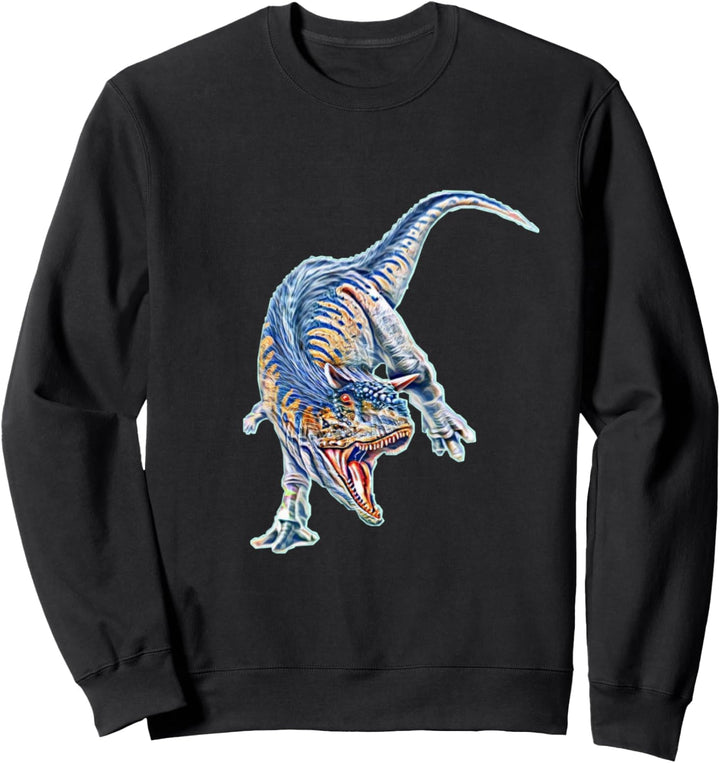 Carnotaurus Dinosaurier Motiv Saurier Urzeit Zähne Dino Sweatshirt