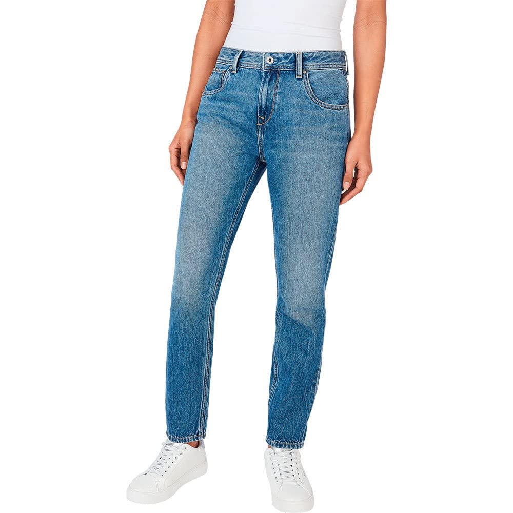 Pepe Jeans Damen Violet Jeans 25W / 32L Blau (Denim-gw5), 25W / 32L Blau (Denim-gw5)