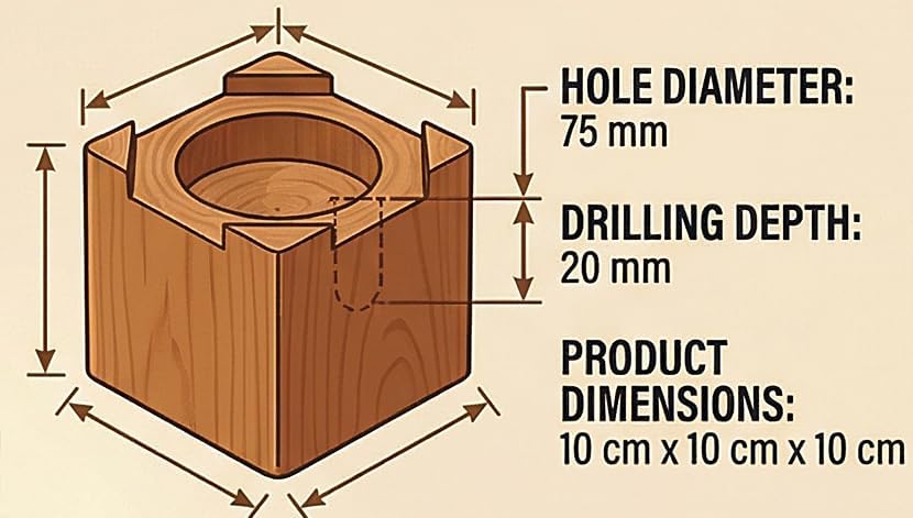 Design61 4er Bett Erhöhung Echt Holz Möbelerhöher Betterhöher Möbelerhöher Betterhöhung Möbelerhöhun