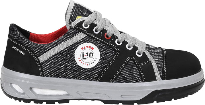 ELTEN Sicherheitsschuhe Sensation XX10 Low ESD S3S, Damen und Herren, Leder/Textil, Stahlkappe, leic