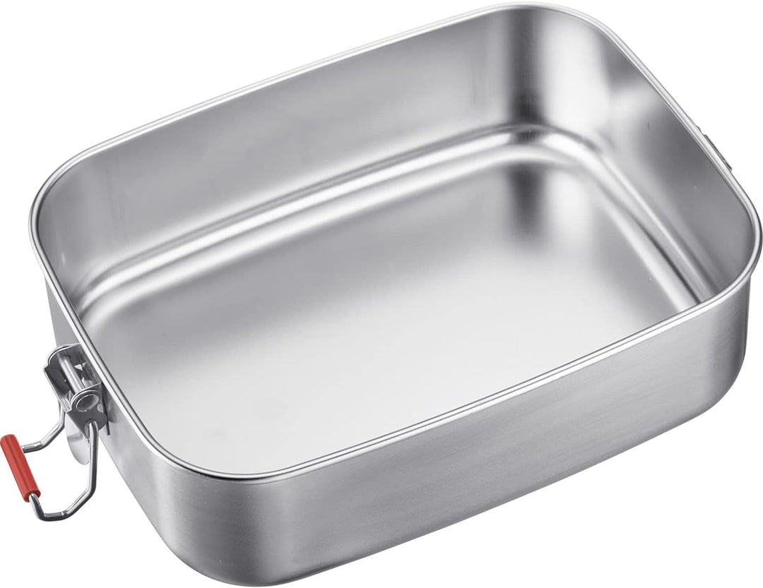 Westmark Lunch Box, Füllvolumen: 1100 ml, Mit Silikon-Dichtungsring, Einsetzbare Trennwand, Rostfrei