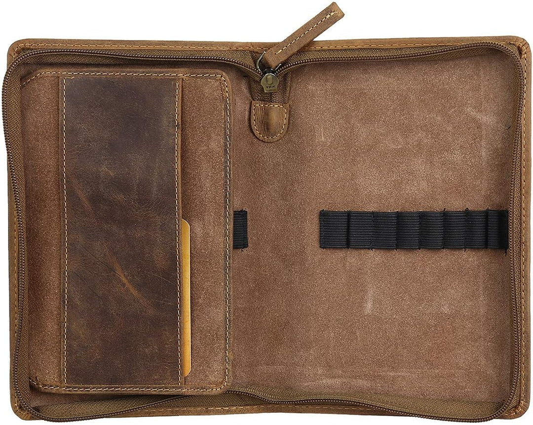Greenburry Vintage Leder Stifteetui Federmäppchen Stiftemappe Mäppchen 1574-25
