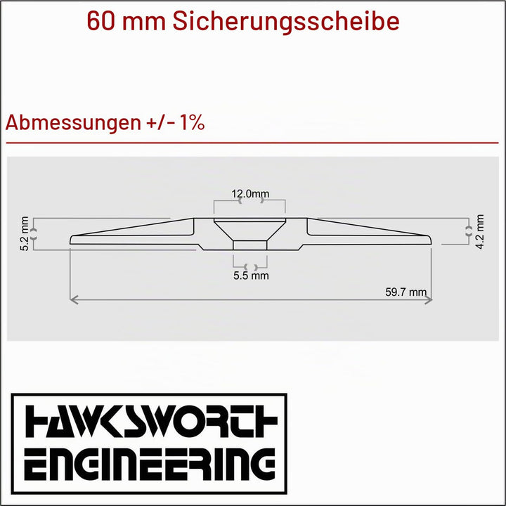 PP Unterlegscheiben zur Fixierung und Unterstützung aller Arten von weichen bis mittleren Dämmplatte
