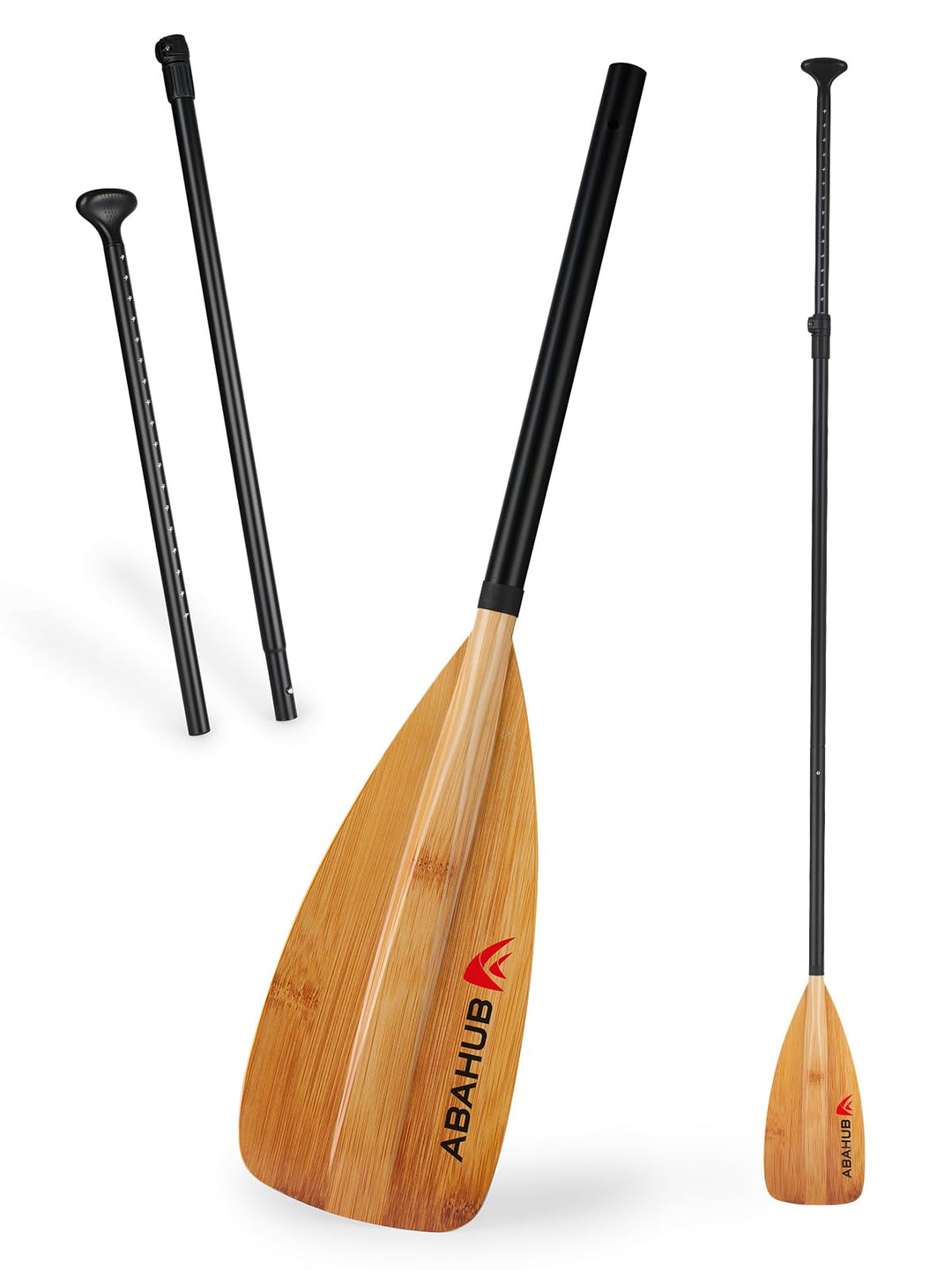 Abahub SUP Paddel Aluminium Einstellbares Stand Up Paddle für Paddleboard, Aluminiumlegierung PU-bes