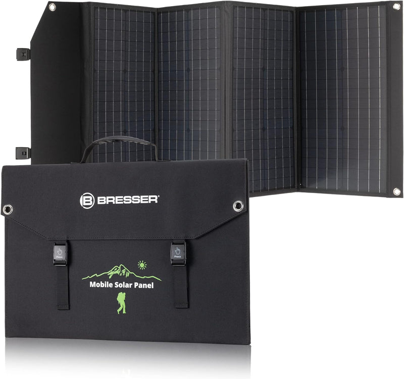 Bresser Solar Ladegerät 120W mit 1x DC- und 3X USB-A-Anschlüssen inkl. USB-A-Buchse mit QC3.0 zur Sc