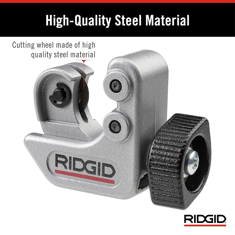 RIDGID 40617 Modell 101 Mini-Rohrabschneider für beengte Arbeitsbereiche, Rohrabschneider von 6 mm b