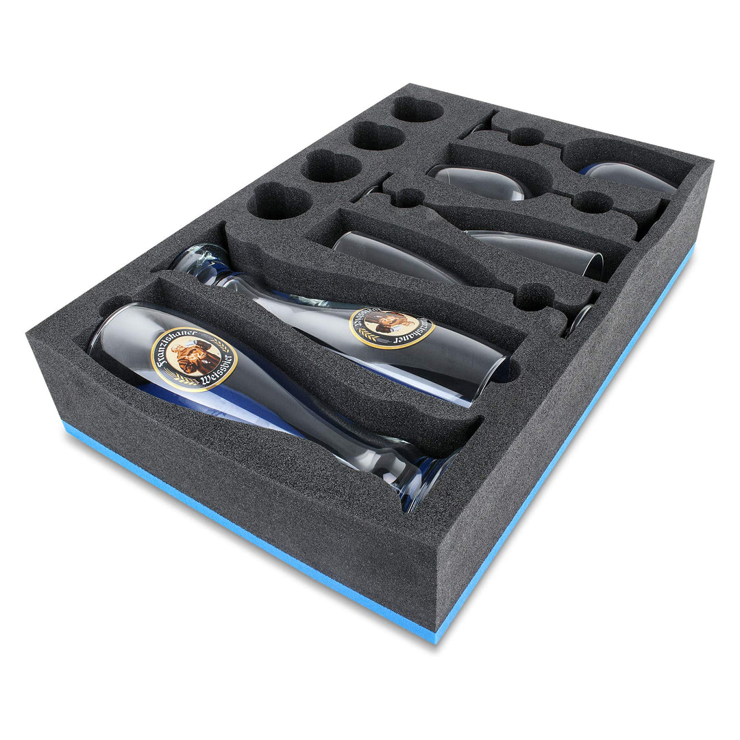 HeoSolution GLÄSERSET FÜR WOHNMOBILE, WOHNWAGEN UND BOOTE Set 2011 Wein- Bier- Sekt gross