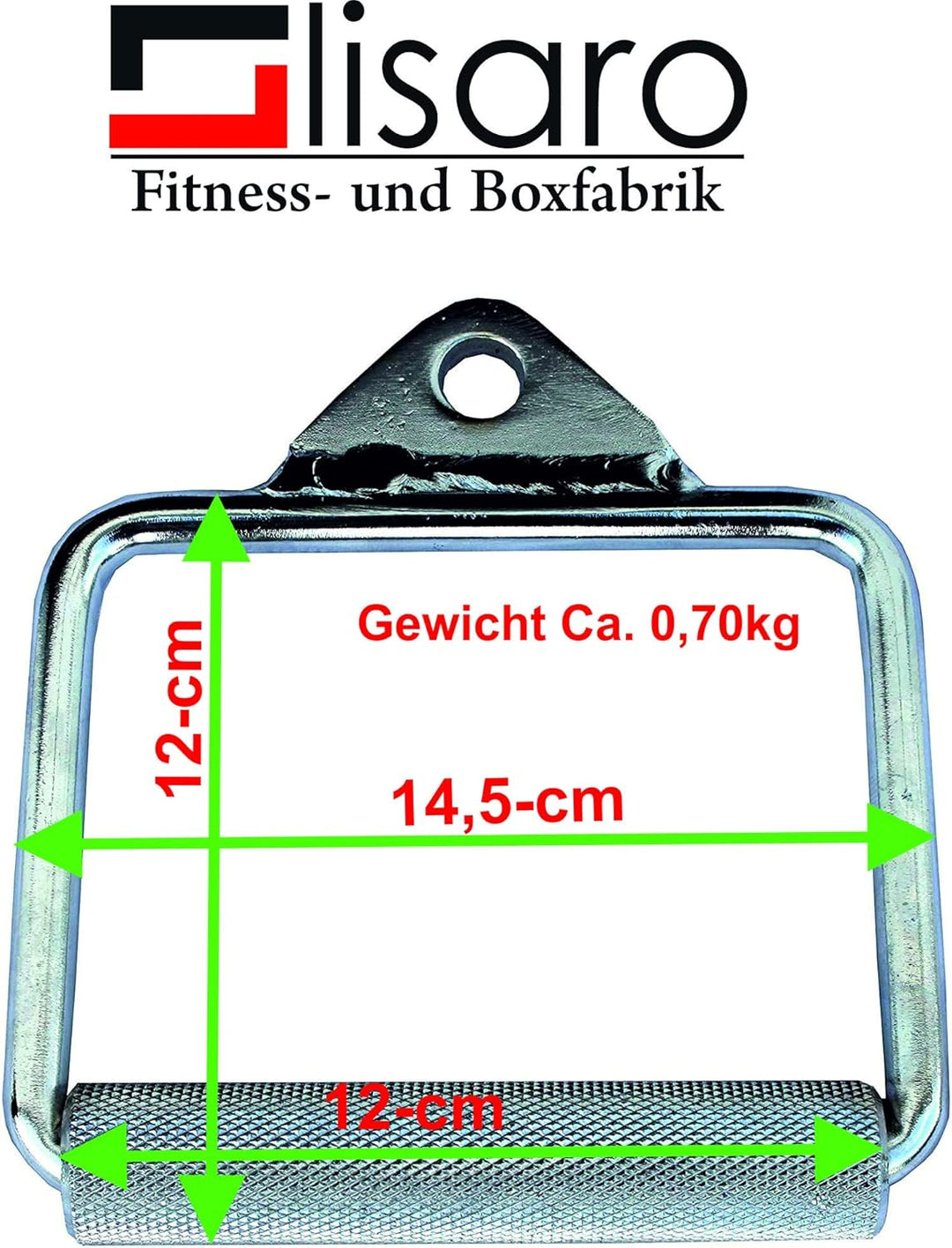 lisaro Einhandgriff | Einzeln + mit Drehbarem Griff/D-Griff | Max. 210 kg Belastbar, rutschfest | ge