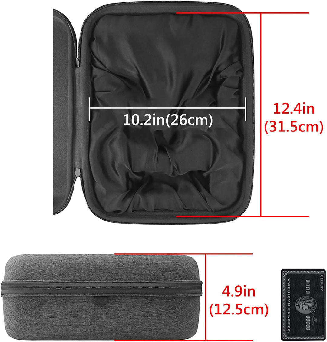 GEEKRIA Tasche Kopfhörer für HD820, HD800 S, HiFiMAN Ananda-BT, Arya, HE1000, Audeze LCD-2, LCD-3 He