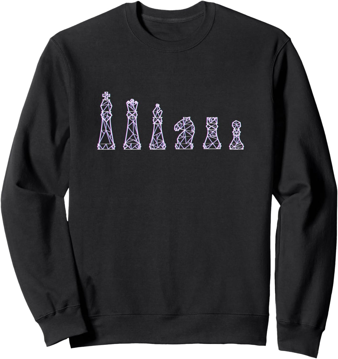 Schach Liebe Geschenk Coole Schachspieler Grafik Sweatshirt