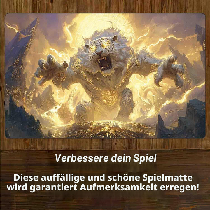 TCG MTG Spielmatte 24 × 14 - Premium-Spielmatte mit genähtem Rand mit glatter Stoffoberfläche und ru