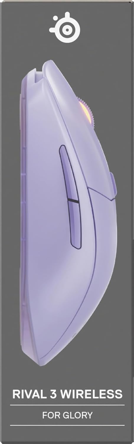 SteelSeries Rival 3 Wireless Gen 2 Gaming-Maus – 2,4GHz und Bluetooth – 18.000DPI TrueMove Air-Optik