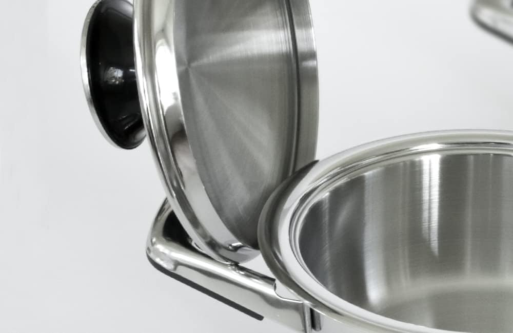 Töpfe Pfannen Bräter Collection, alle Herdarten + Induktion, hochwertiger 18/10 Edelstahl, Deckel mi
