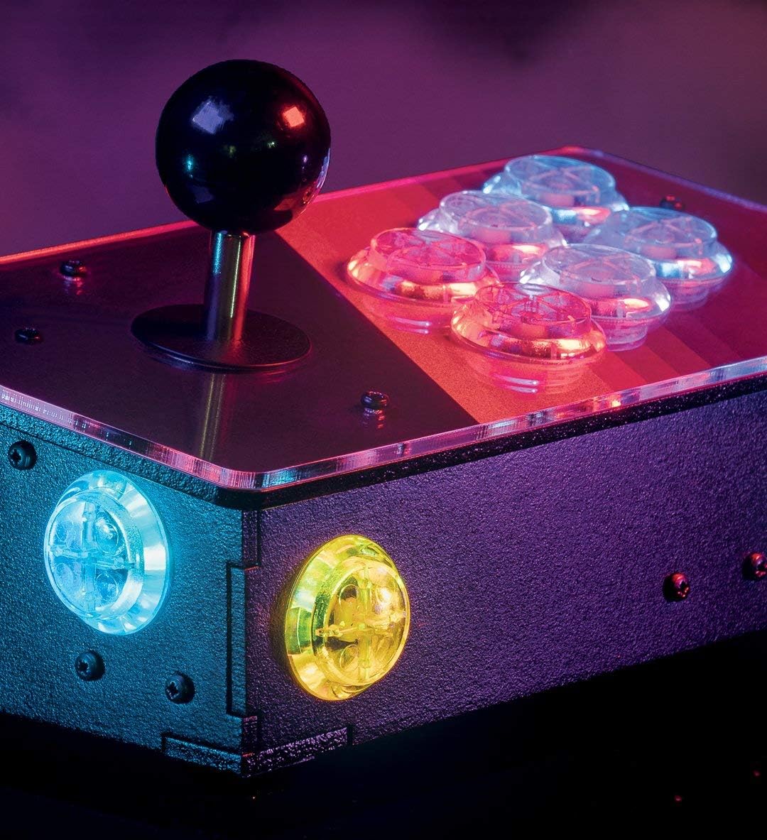 Picade Plasma Kit - Beleuchtete Arcade-Tasten (10-Tasten-Kit), 10-Tasten-Kit