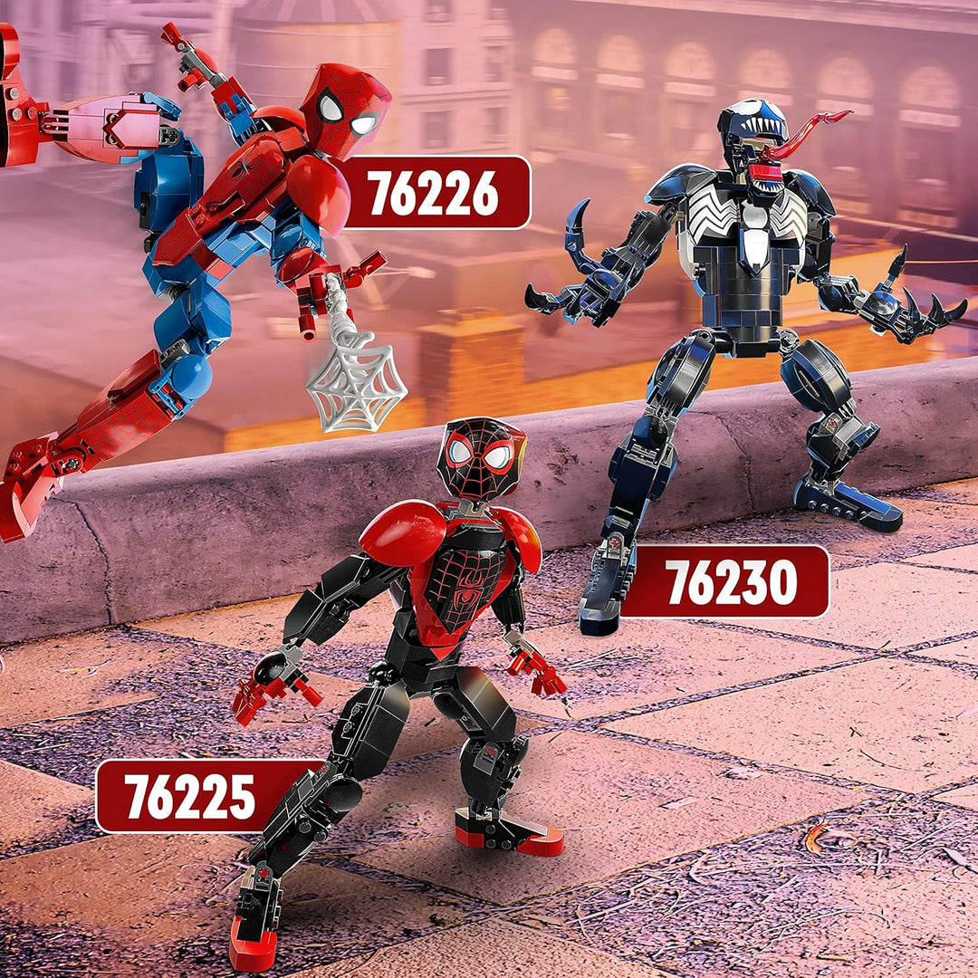 LEGO Marvel Spider-Man Figur, voll bewegliches Action-Spielzeug, sammelbare Superhelden-Actionfigur,