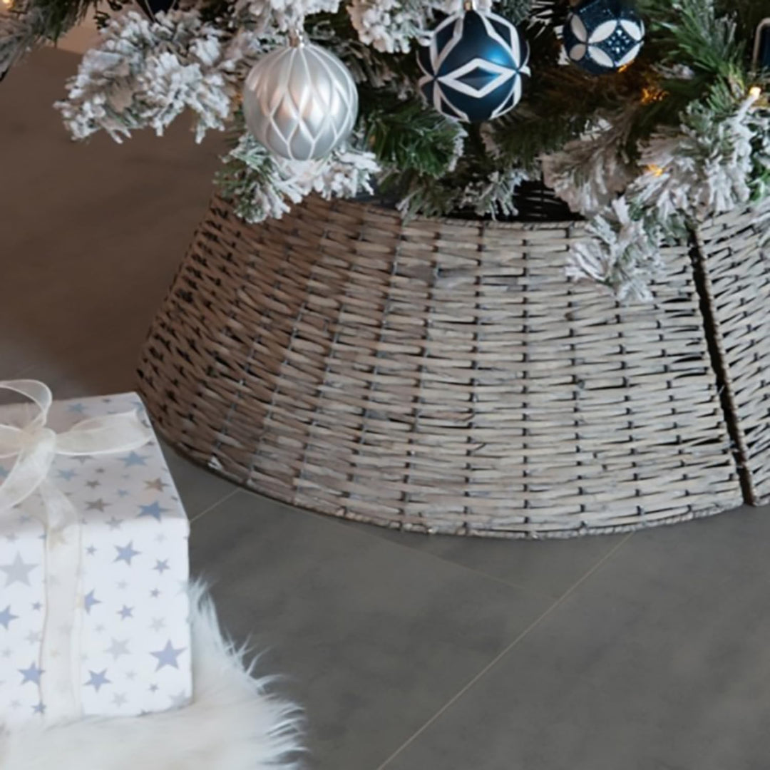 Weihnachtsbaumrock aus Weide 70x28cm - für Bäume bis 240 cm 1 Stück - Abdeckung Weihnachtsbaumstände