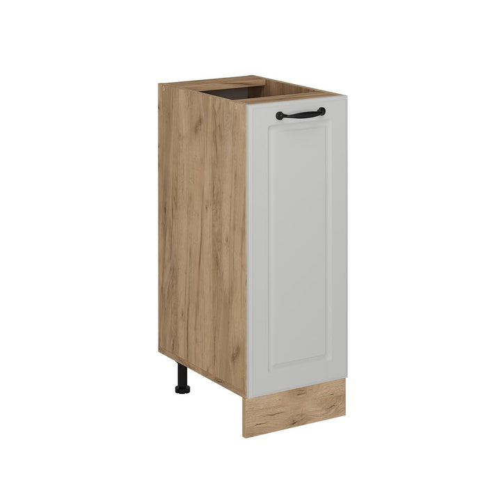 Vicco Apothekerschrank R-Line, Weiss Landhaus, 30 cm ohne Arbeitsplatte, zur freien Kombination inne