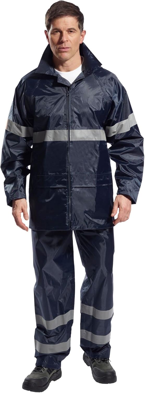 Portwest klassische Regenhose IONA™, Grösse: XXL, Farbe: Marine, F441NARXXL XXL Armada, XXL Armada