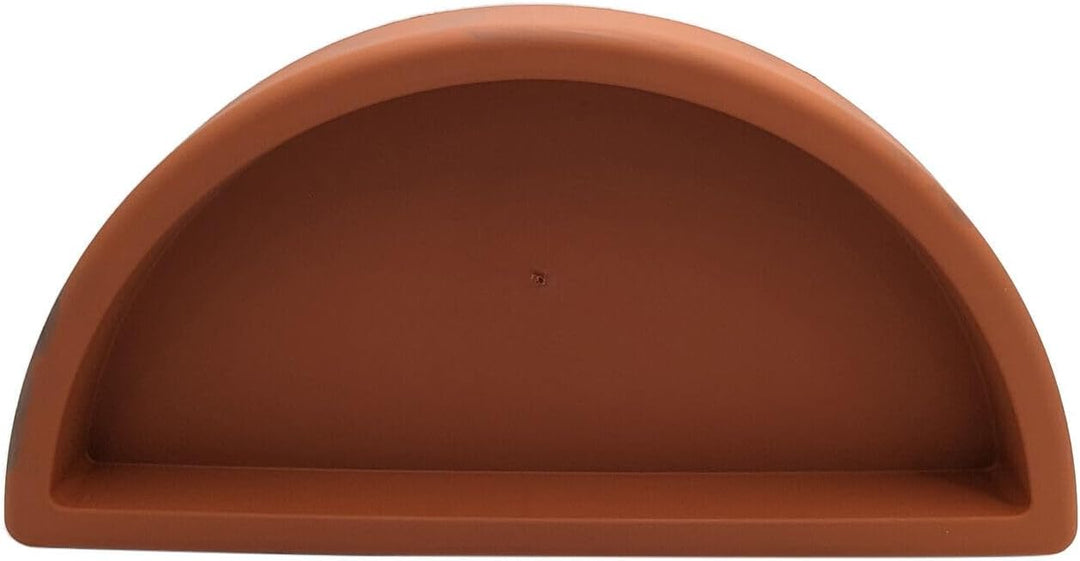 Bama 30900 Topf mit Untersetzer, terrakotta, 27x52x49 cm Terracotta, Terracotta