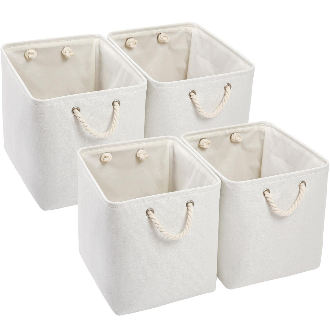 Mangata Aufbewahrungsbox Stoff,33 x 38 x 33 cm Grosser Aufbewahrungskorb, Korb Aufbewahrung für Schr