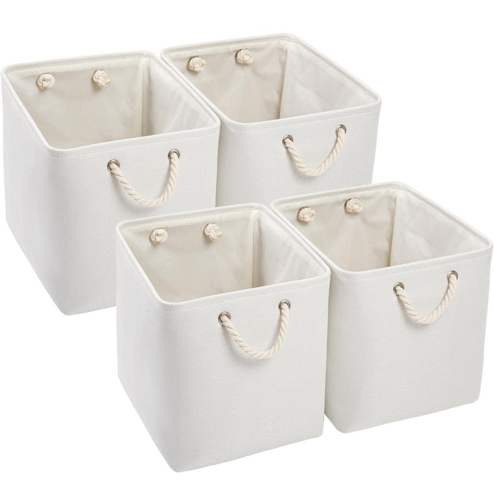 Mangata Aufbewahrungsbox Stoff,33 x 38 x 33 cm Grosser Aufbewahrungskorb, Korb Aufbewahrung für Schr