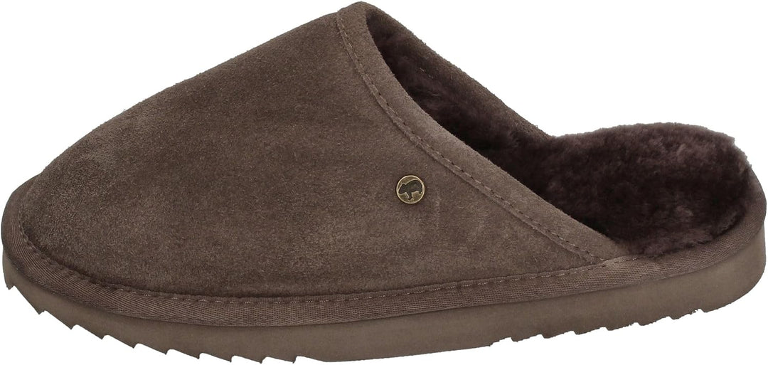 Warmbat Unisex Classic Flache Hausschuhe 40 EU Dunkelbraun, 40 EU Dunkelbraun