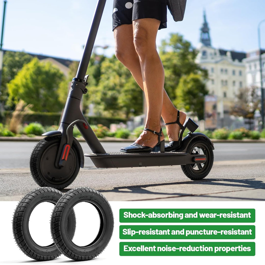 2 Stück Reifen 10x2.0 (54-152), Scooter Reifen 10 Zoll Ersatzreifen | Passend für Kinderwagen, Kinde