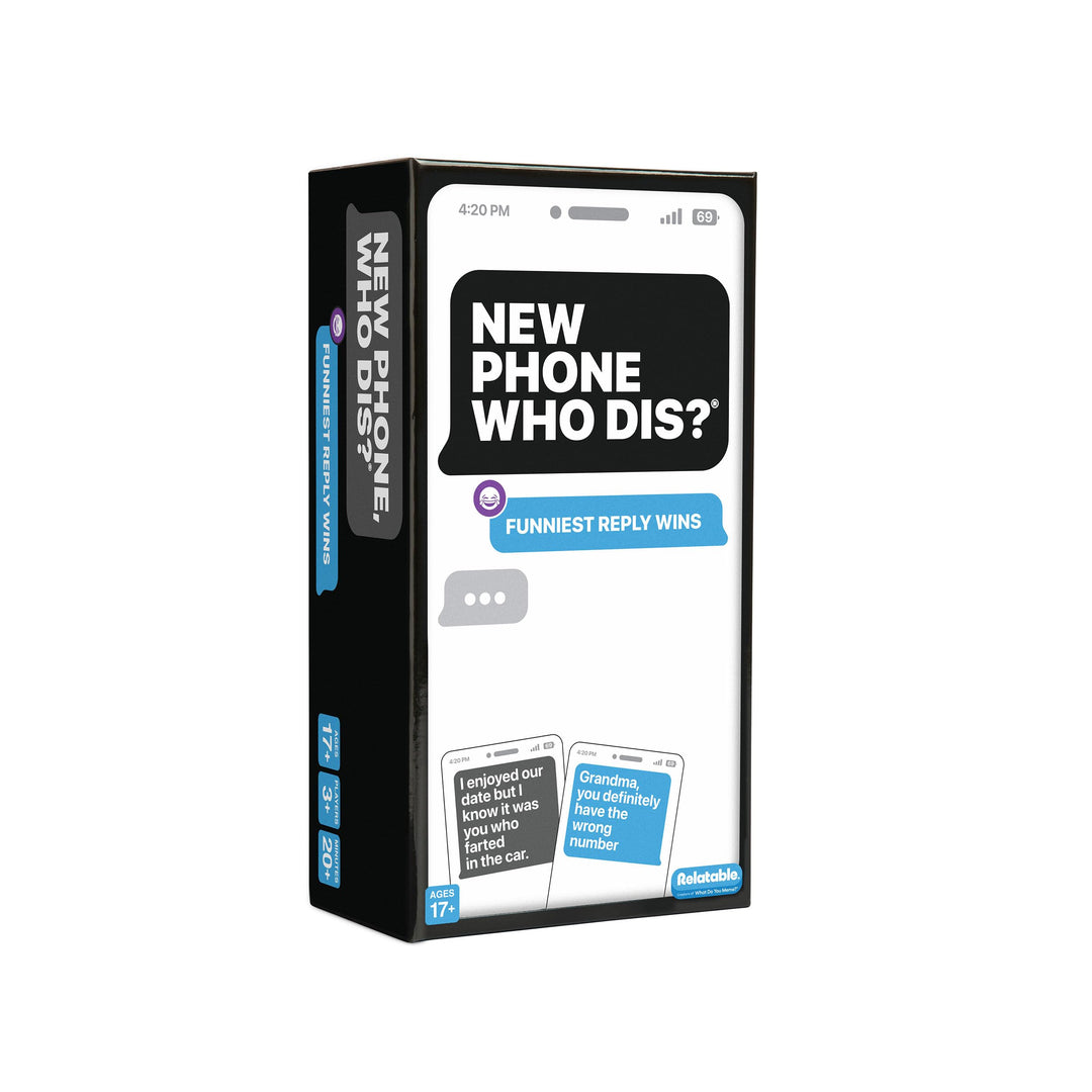WHAT DO YOU MEME? New Phone, Who Dis? - Partyspiel für Erwachsene Single US Edition, Single US Editi