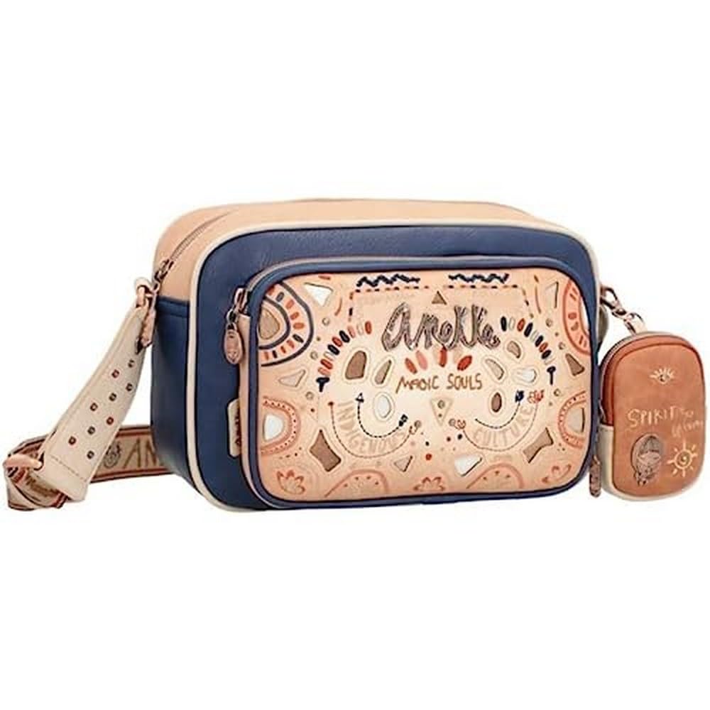 Anekke Damen Umhängetasche Marineblau BANDOLERA, bunt