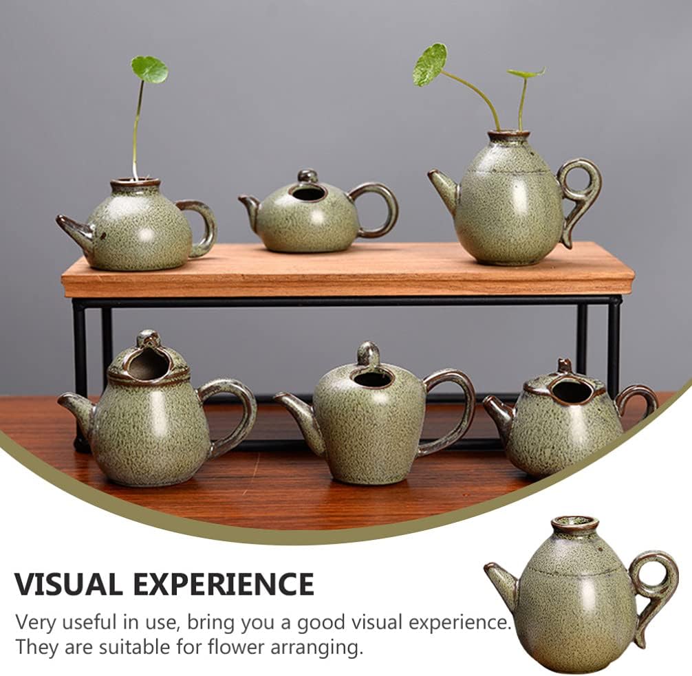 BESPORTBLE 6 Stücke Keramik Vasen Set Kleine Mini Dekorative Vasen Moderne Blumenvase Einzelne Flasc