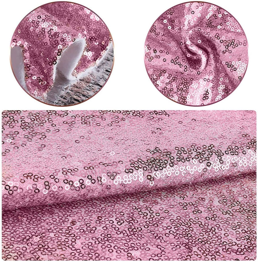 Weihnachtsbaum Decke Rosa,122 cm Pink Weihnachtsbaum Rock Rund, Tannenbaum Decke mit Doppellagigen P