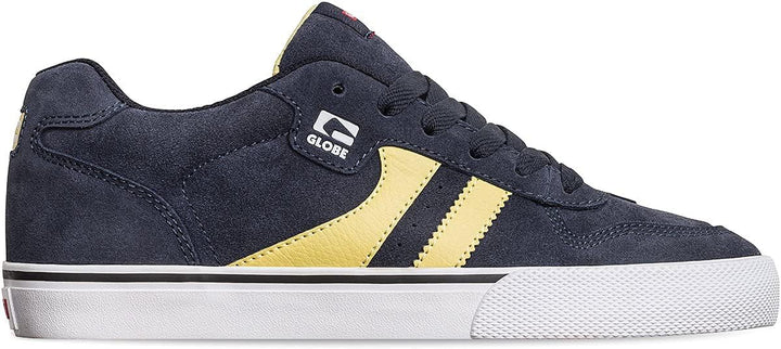 Globe Herren Encore-2 Skate-Schuh 38 EU Navy Pale Yellow, 38 EU Navy Pale Yellow